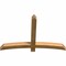 Ekena Millwork Bellingham Rough Sawn Timber Gable Bracket, Western Red Cedar, 60"W x 40"H x 4"D x 4"F, 16/12 Pitch GBW060X40X0404BEL00RWR - alternate 3
